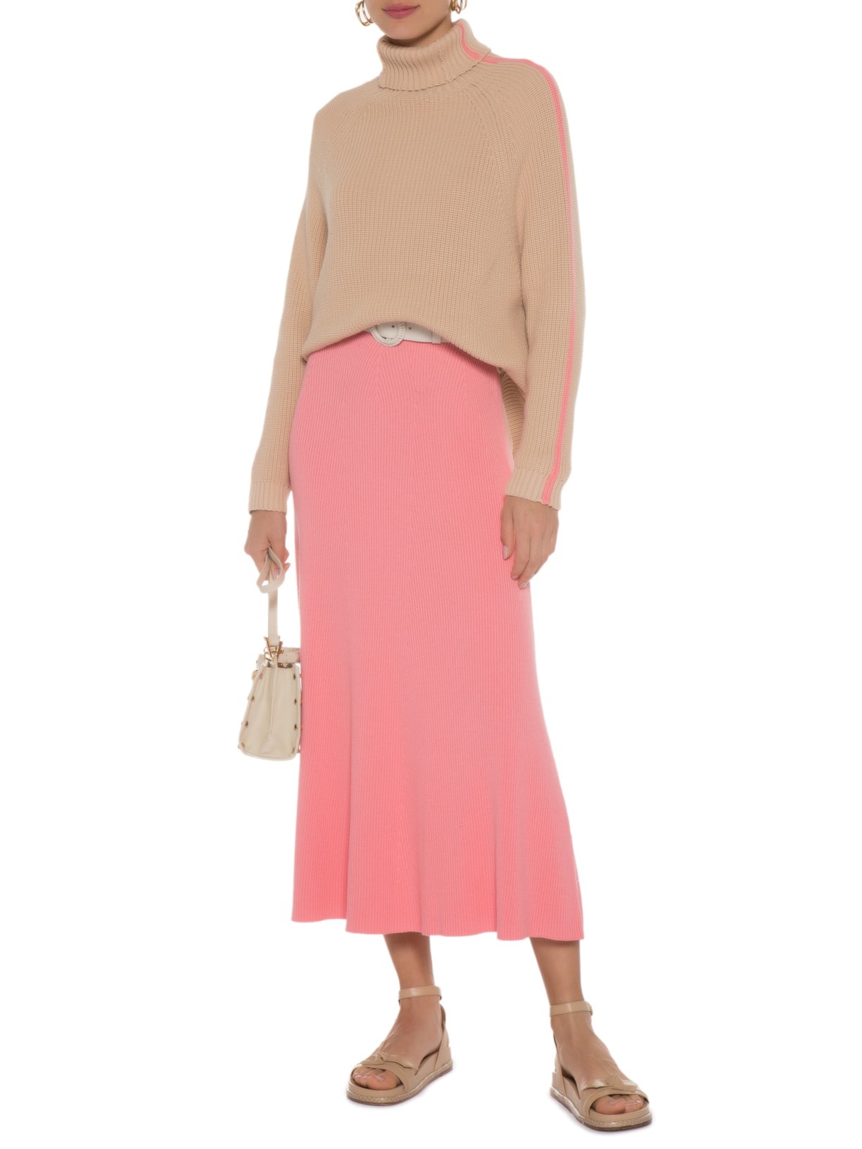 Blusa Feminina Bege Anselmi + Ucha Meirelles