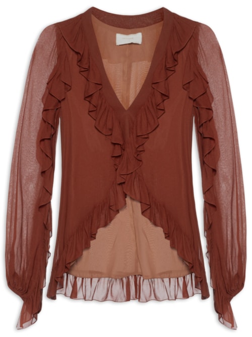 Blusa Feminina Bianca - Marrom