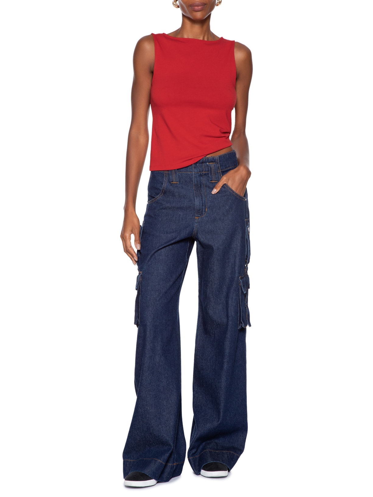 Blusa Feminina Blair Boatneck Vermelho Levi's