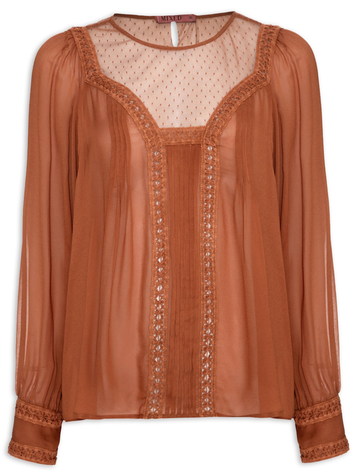 Blusa Feminina Boheme - Marrom