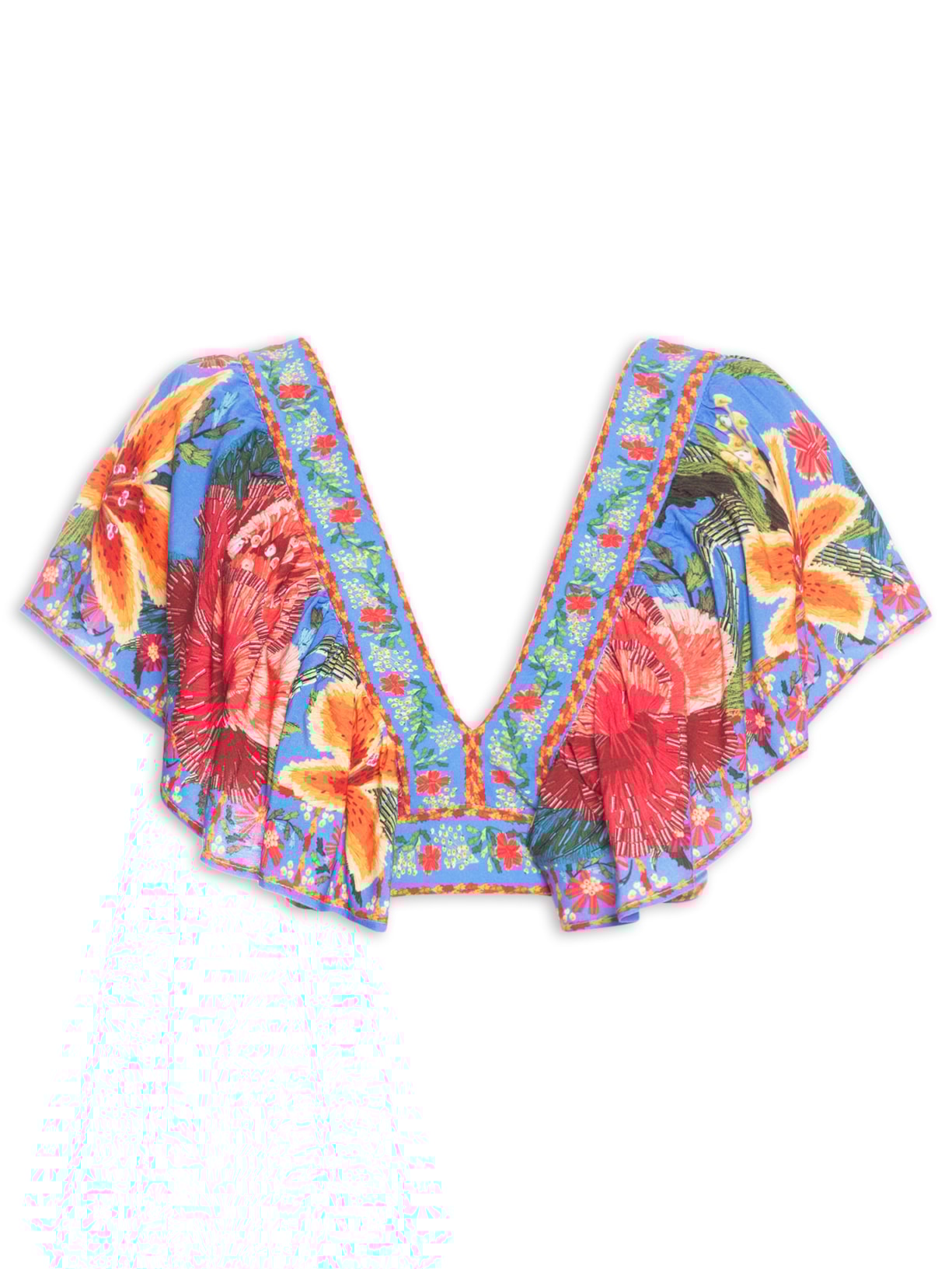 Blusa Feminina Bordadeira - Azul