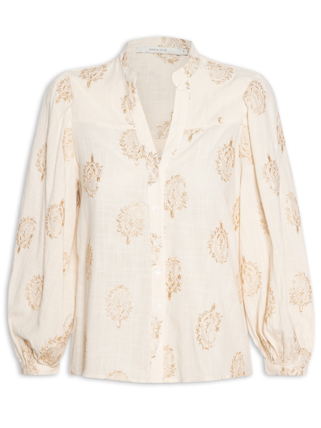 Blusa Feminina Bordado Atalaia - Bege