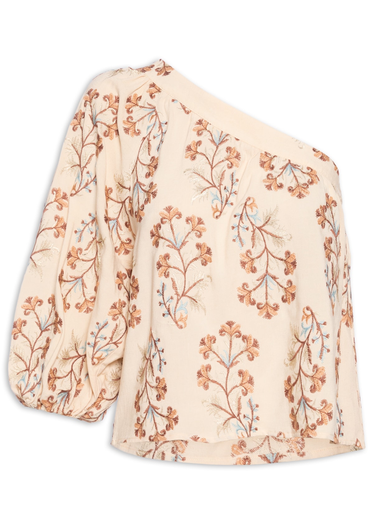 Blusa Feminina Bordado Iris - Bege