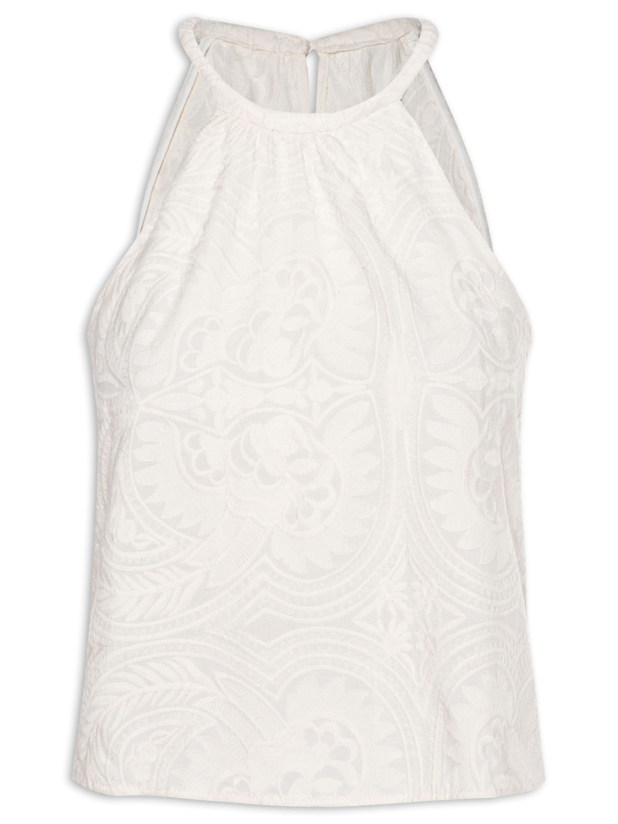 Blusa Feminina Bordado Malta - Off White