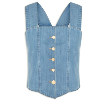Blusa Feminina Botões Venice - Azul