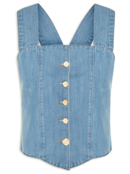 Blusa Feminina Botões Venice - Azul