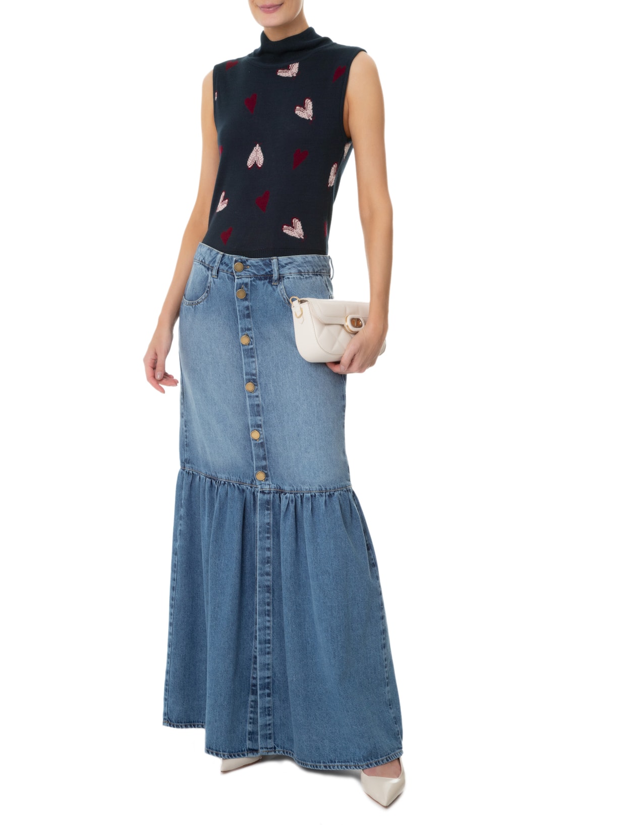 Blusa Feminina Bugs Heart Azul Twenty Four Seven