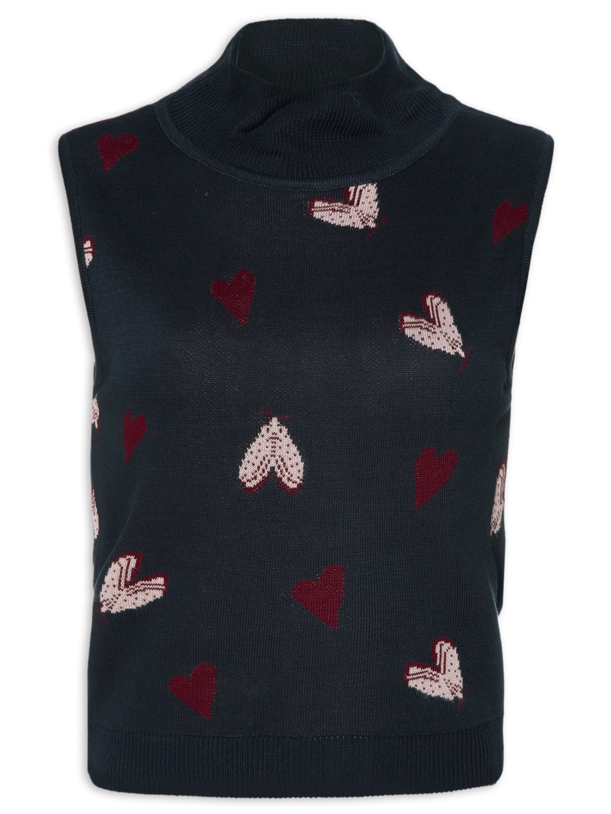 Blusa Feminina Bugs Heart Azul Twenty Four Seven