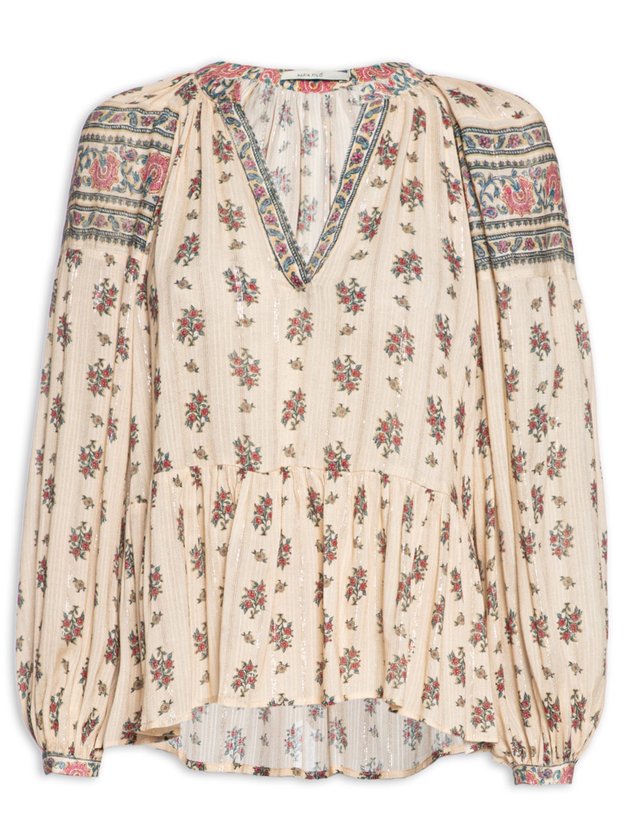 Blusa Feminina Buquê - Bege