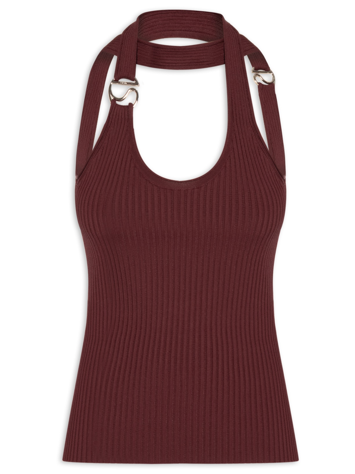 Blusa Feminina C-Logo Knit - Marrom