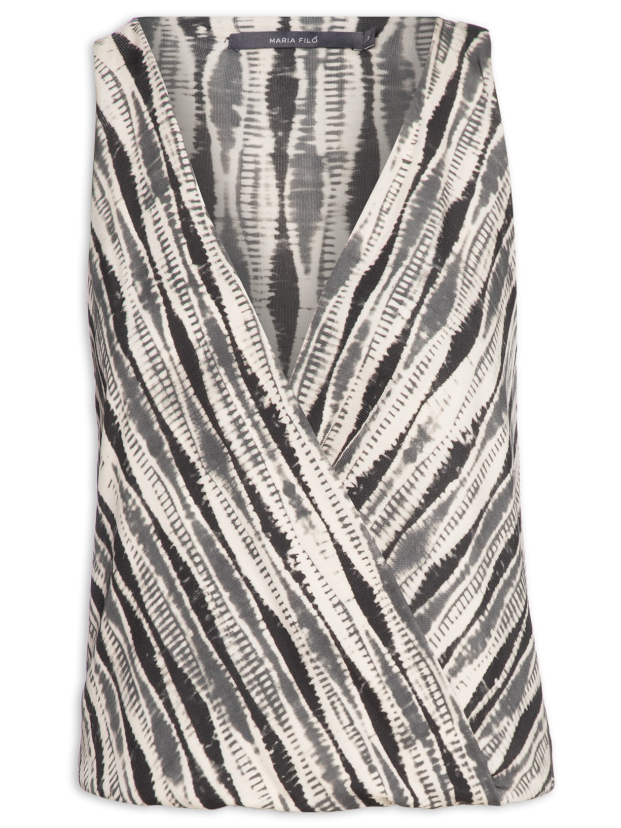 Blusa Feminina Cachecouer Shibori - Preto