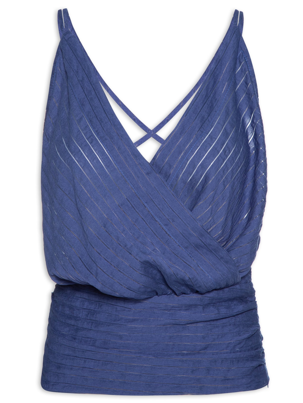 Blusa Feminina Cachecouer Stripe - Azul