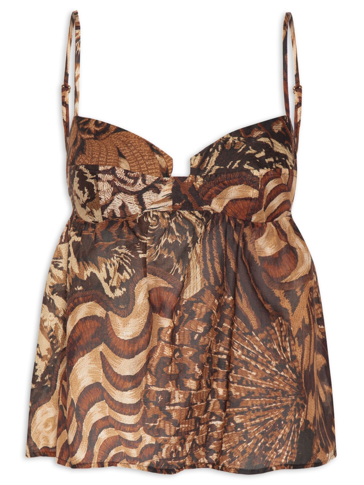 Blusa Feminina Camu - Marrom