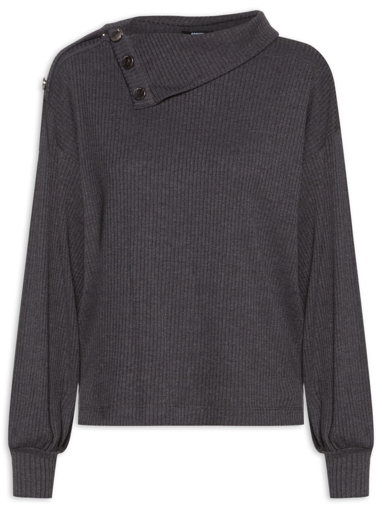 Blusa Feminina Canelada - Cinza