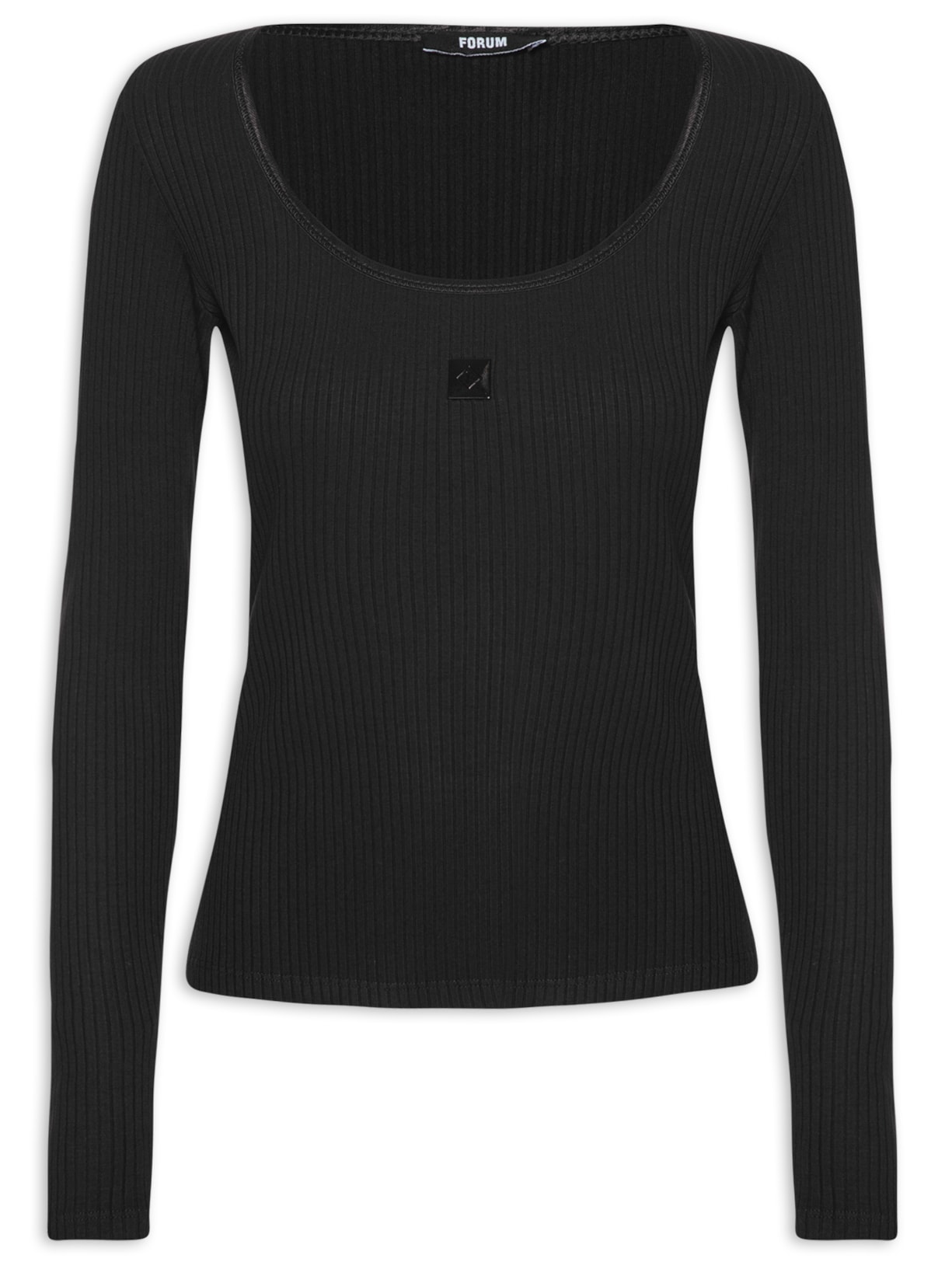 Blusa Feminina Canelada - Preto
