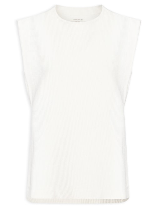 Blusa Feminina Canelado Rustíco - Off White