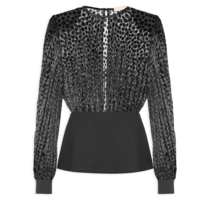 Blusa Feminina Carine - Preto