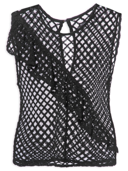Blusa Feminina Carla Maria - Preto