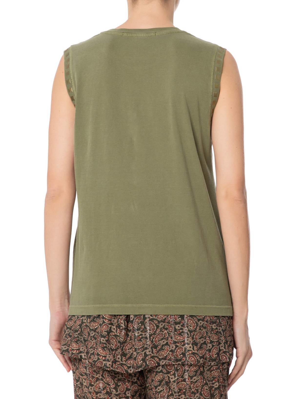 Blusa Feminina Cava Metal Verde Maria Filó