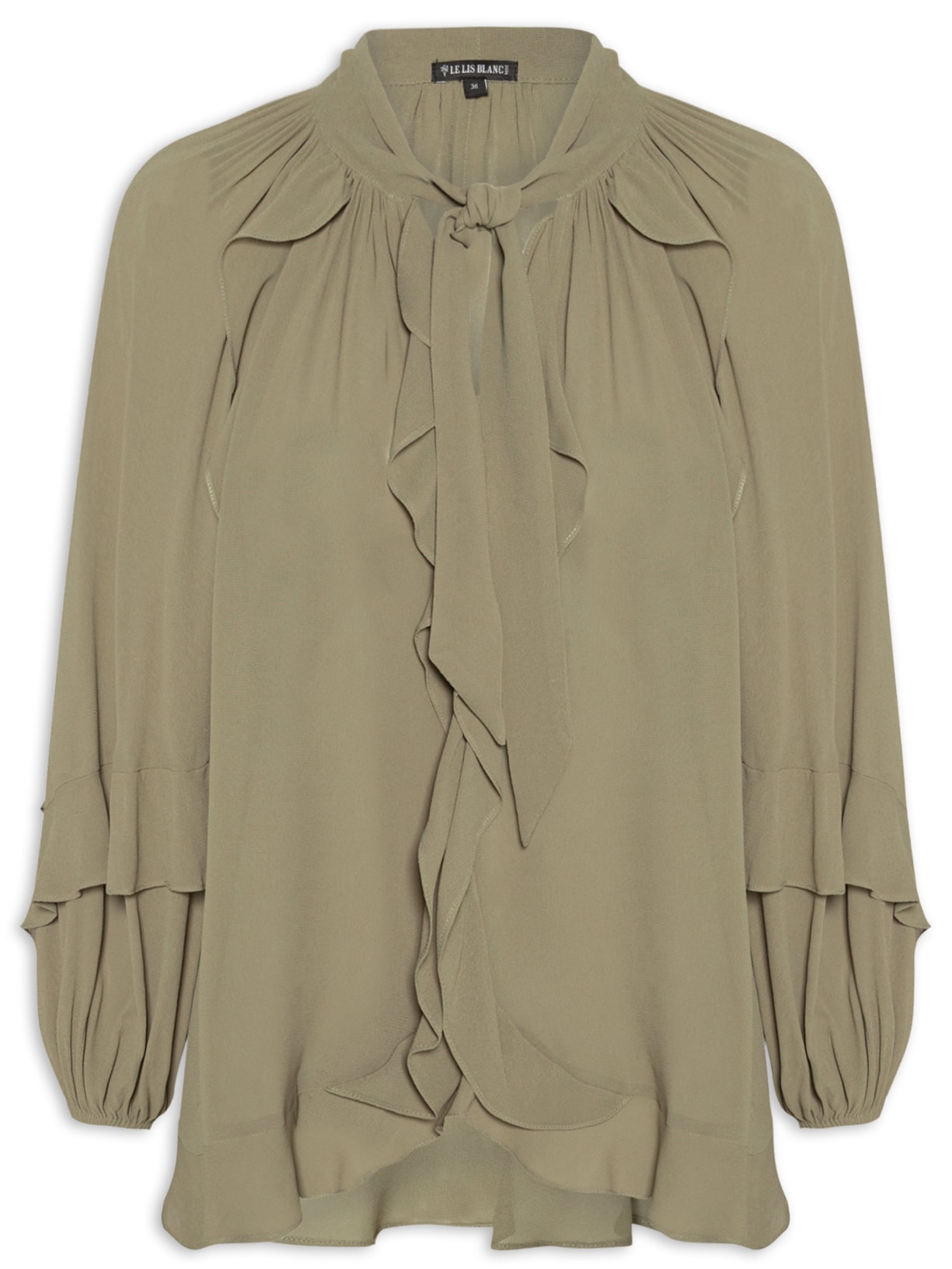 Blusa Feminina Ceci Manga Longa - Verde