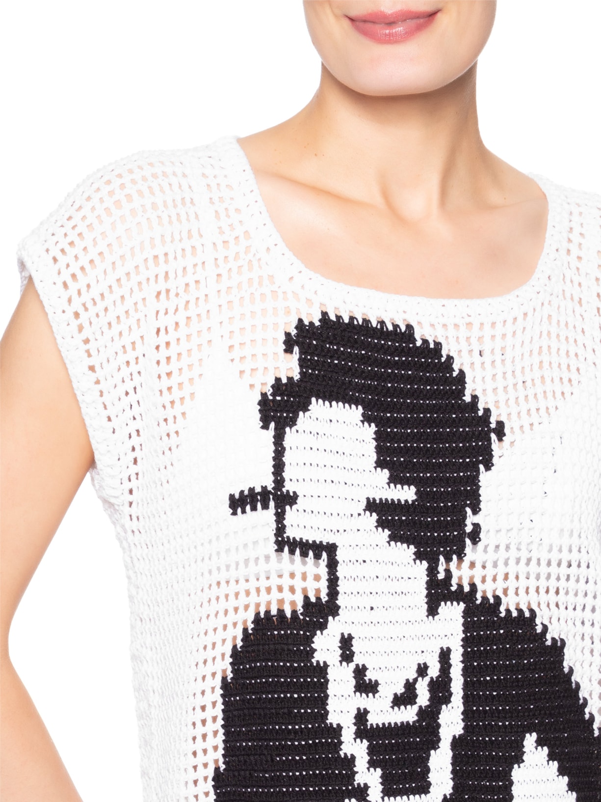 Blusa Feminina Chanel Branco Vem Meu Bem