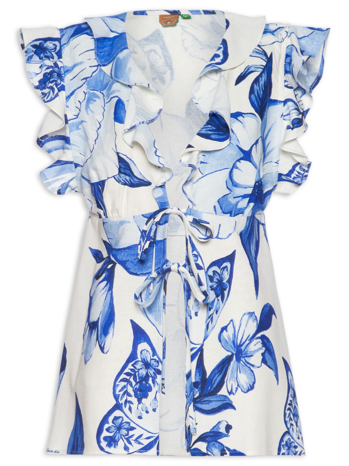 Blusa Feminina Chita Porcelana - Azul