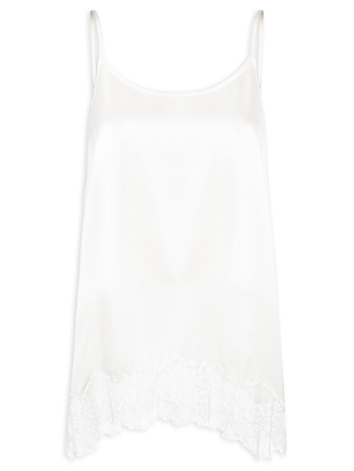 Blusa Feminina Chloe Silk Cami Branco Staud