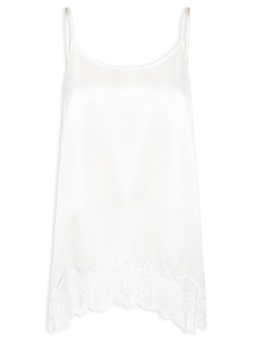 Blusa Feminina Chloe Silk Cami - Branco