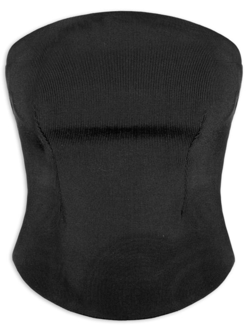 Blusa Feminina Círculo Tricot - Preto