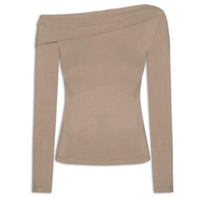Blusa Feminina Clara Off Shoulder - Marrom