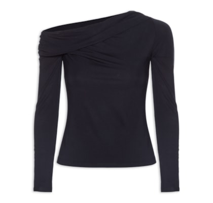 Blusa Feminina Clara Off The Shoulder - Preto