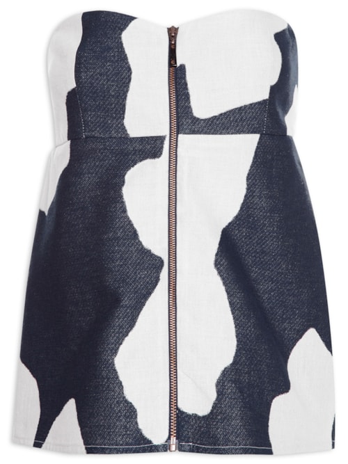 Blusa Feminina Cogumelo - Azul