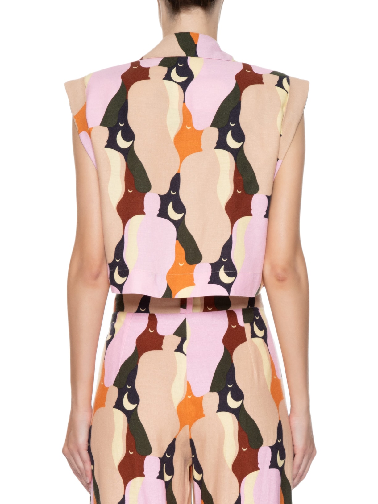 Blusa Feminina Colete Beijo Rosa Farm