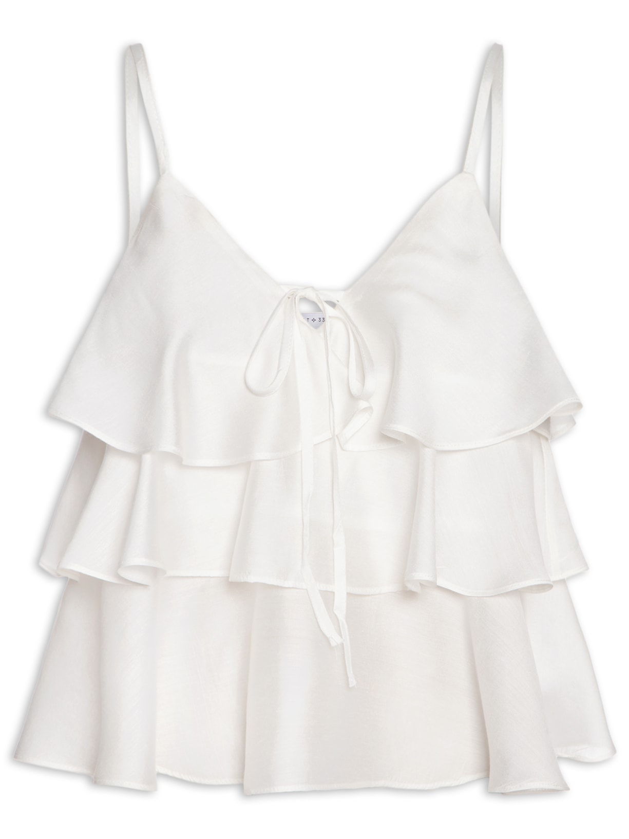 Blusa Feminina Com Babados - Off White