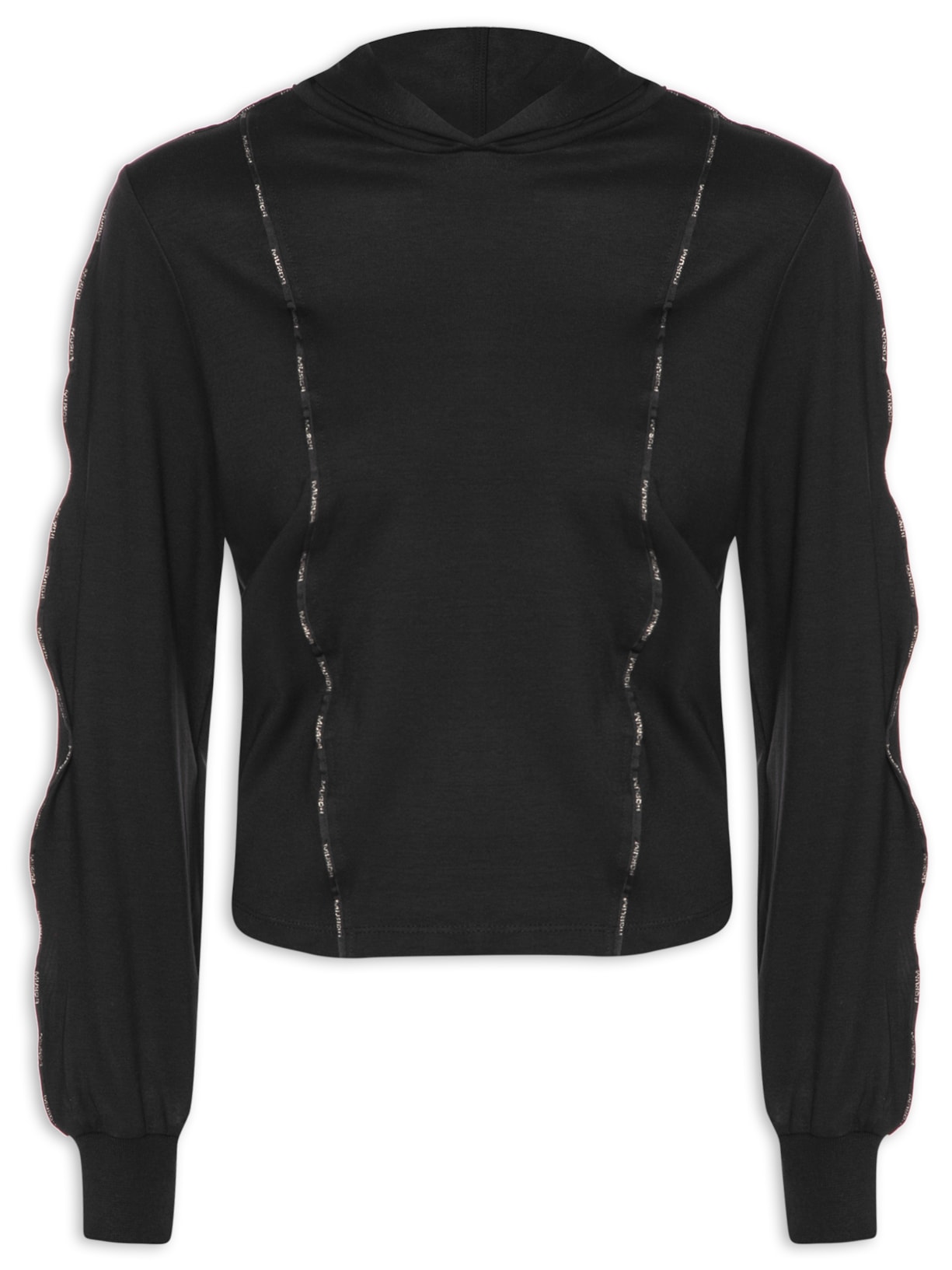 Blusa Feminina Com Capuz - Preto