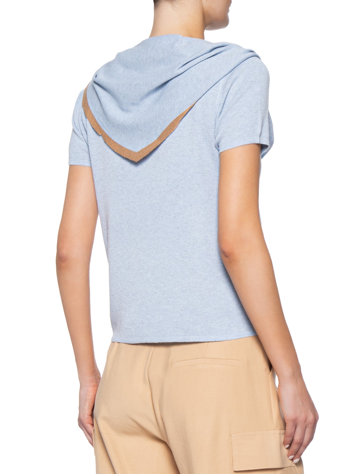 Blusa Feminina Com Detalhe De Amarração Azul '2Essential