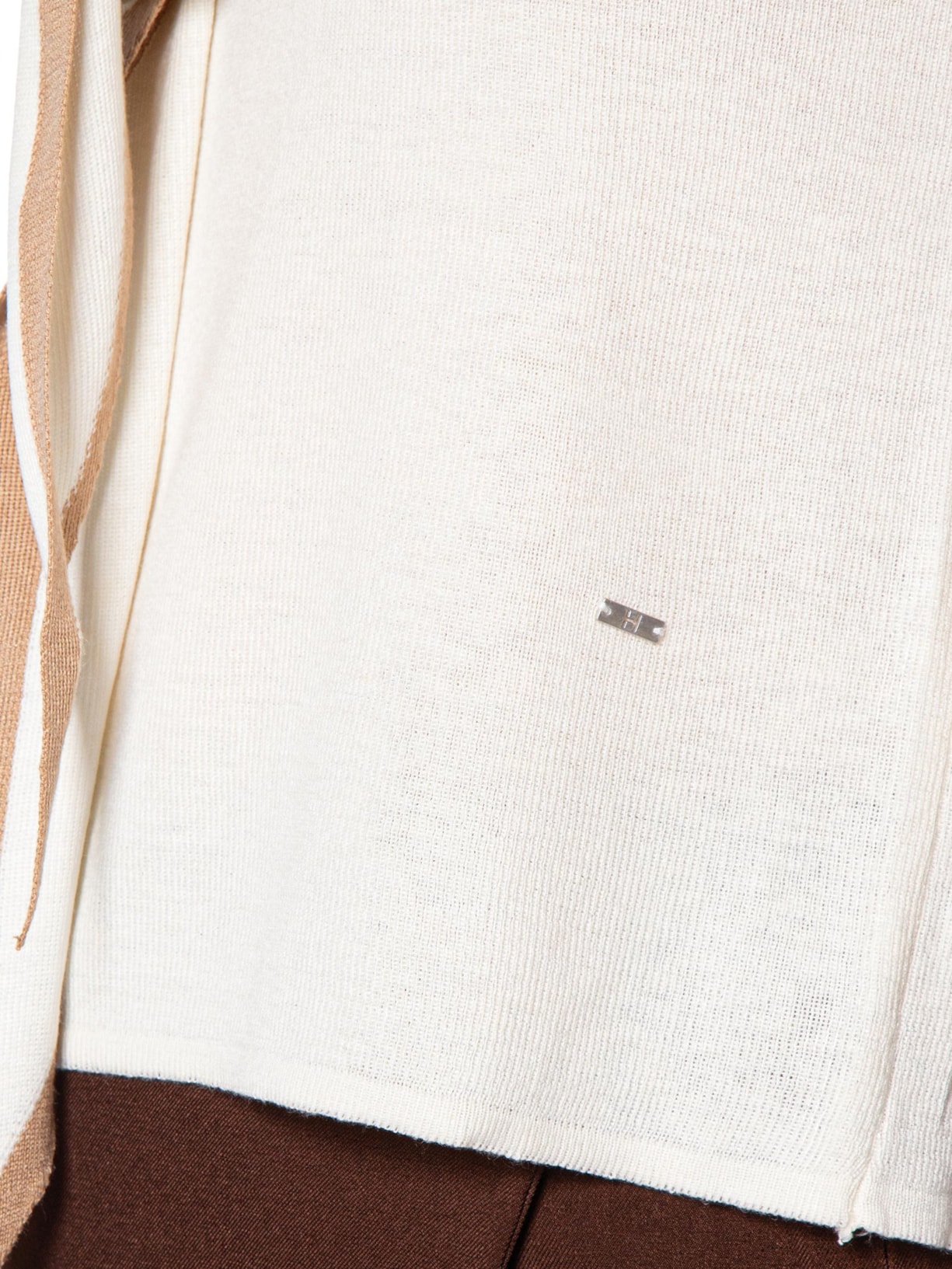 Blusa Feminina Com Detalhe De Amarração Off White '2Essential