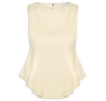 Blusa Feminina Com Drapeados - Amarelo