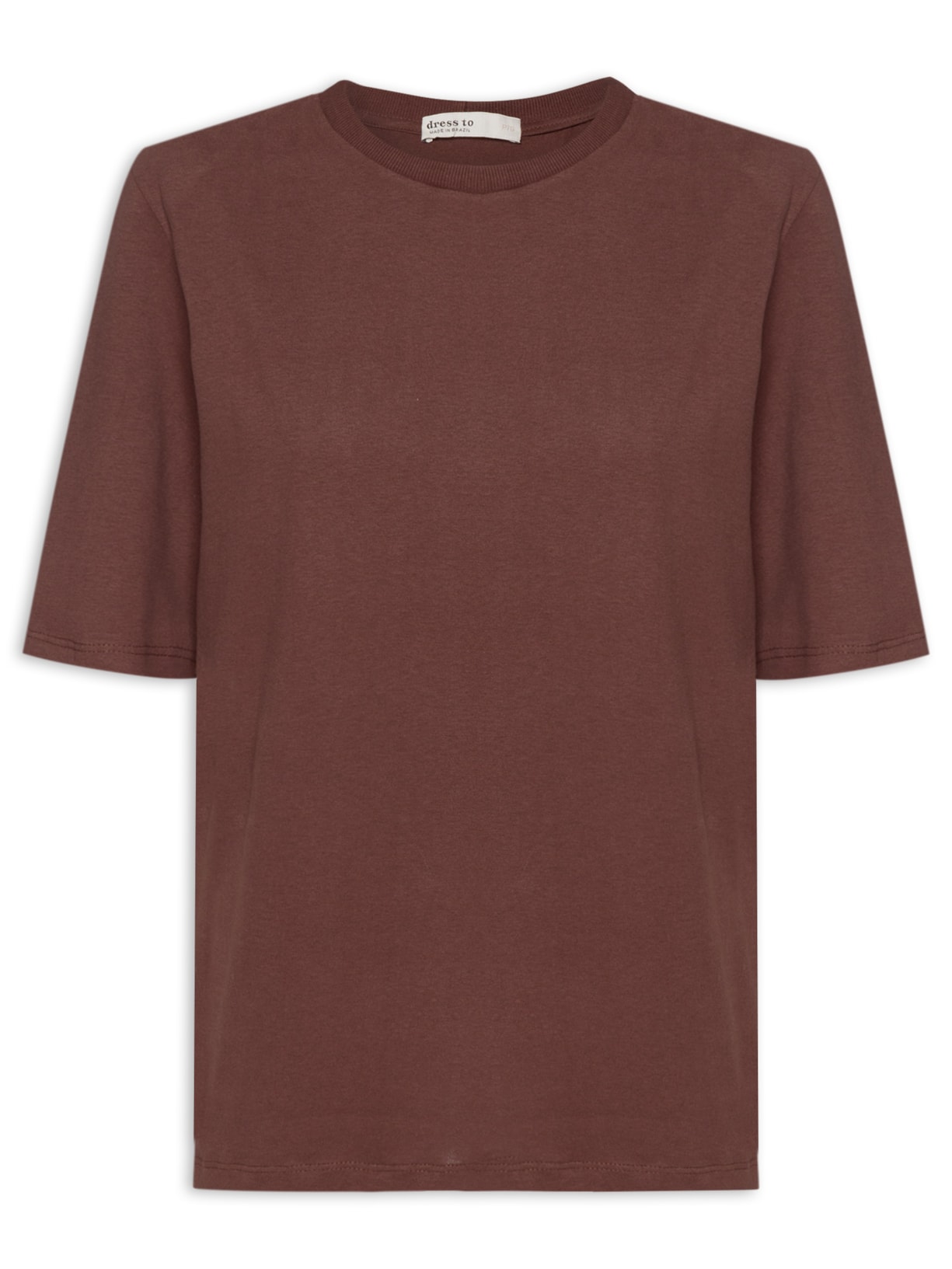 Blusa Feminina Com Ombreira - Marrom