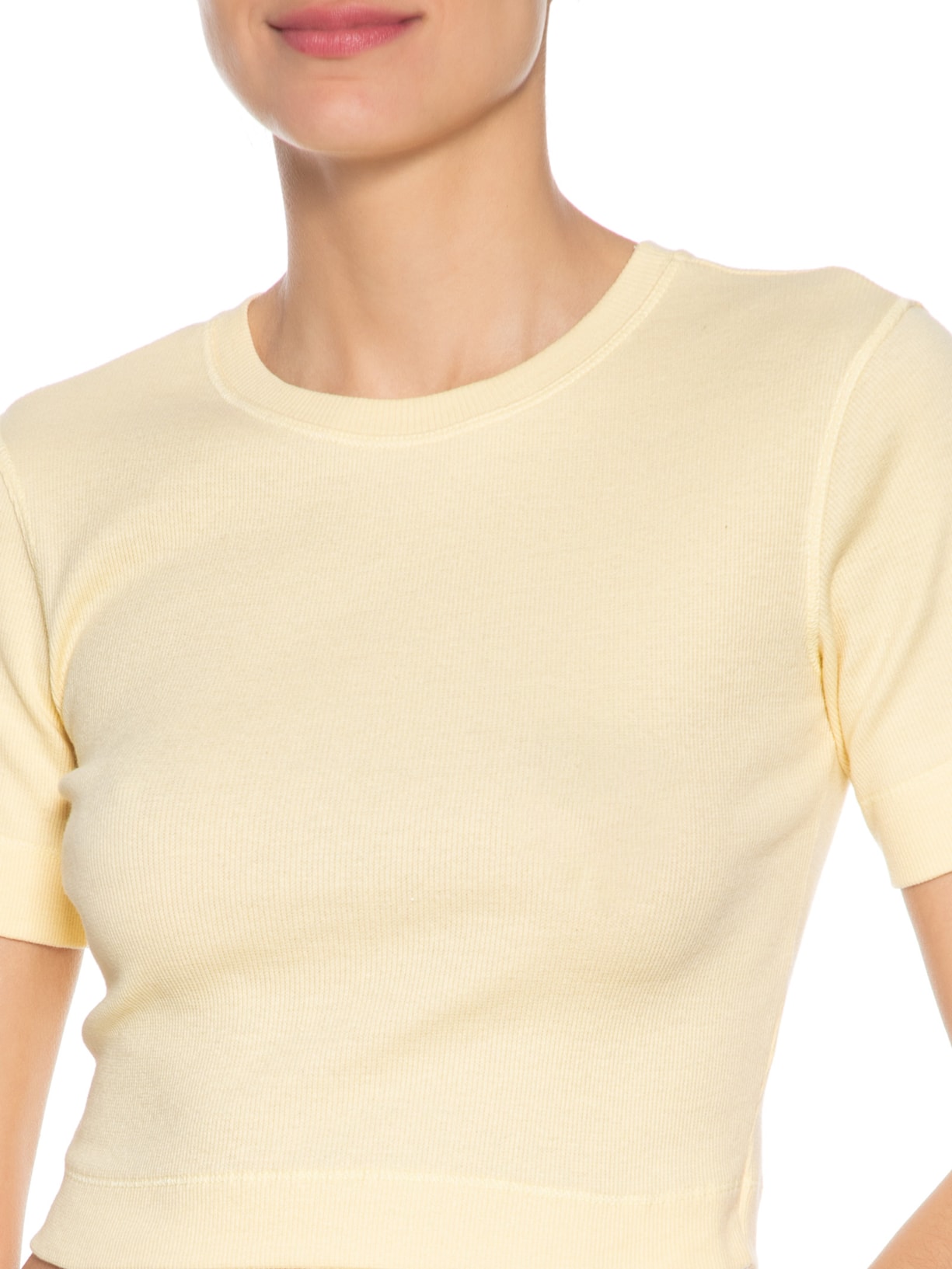 Blusa Feminina Com Recorte Costas Amarelo Animale Jeans