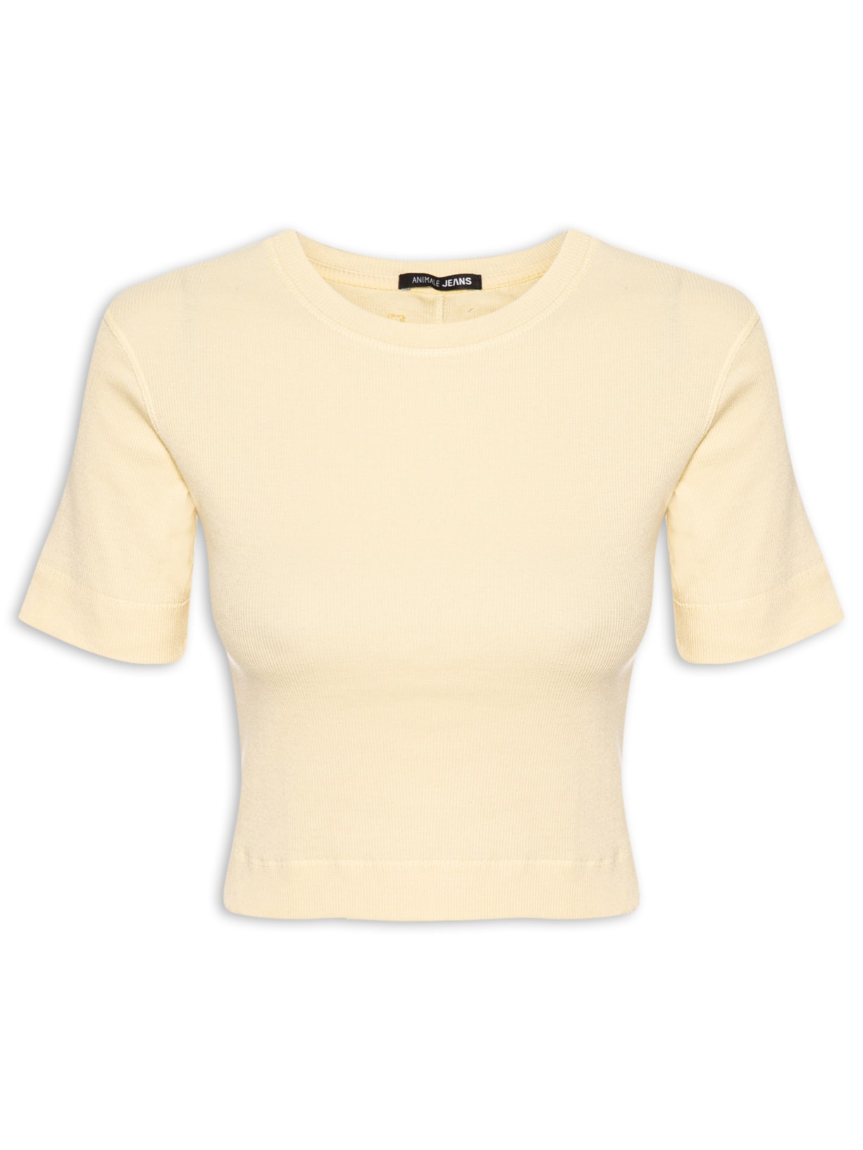 Blusa Feminina Com Recorte Costas Amarelo Animale Jeans