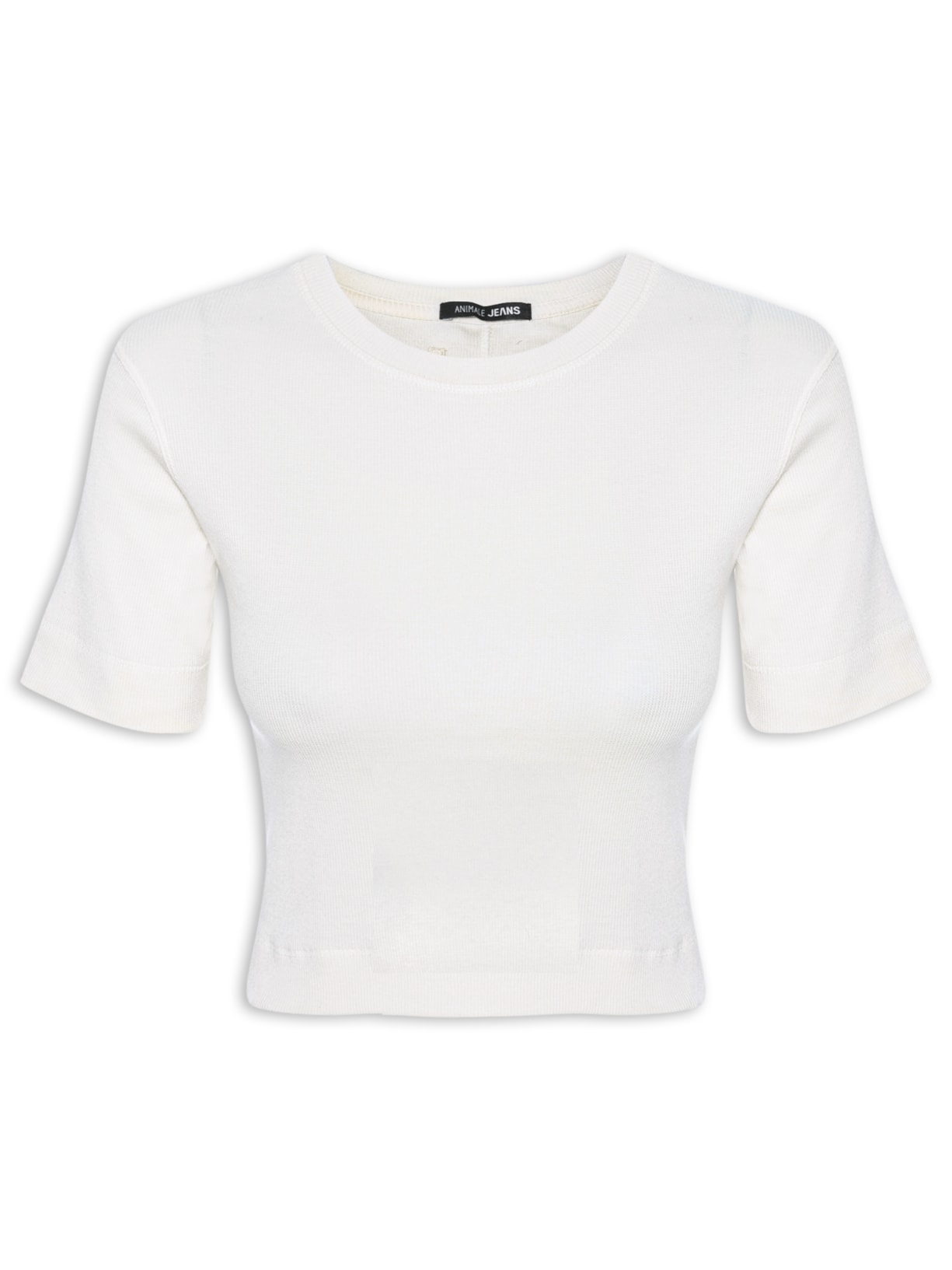 Blusa Feminina Com Recorte Costas Branco Animale Jeans