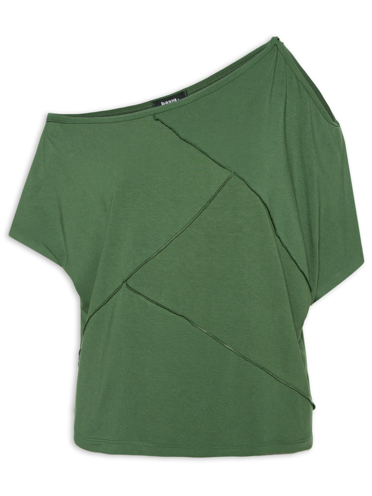 Blusa Feminina Com Recortes Frontais - Verde