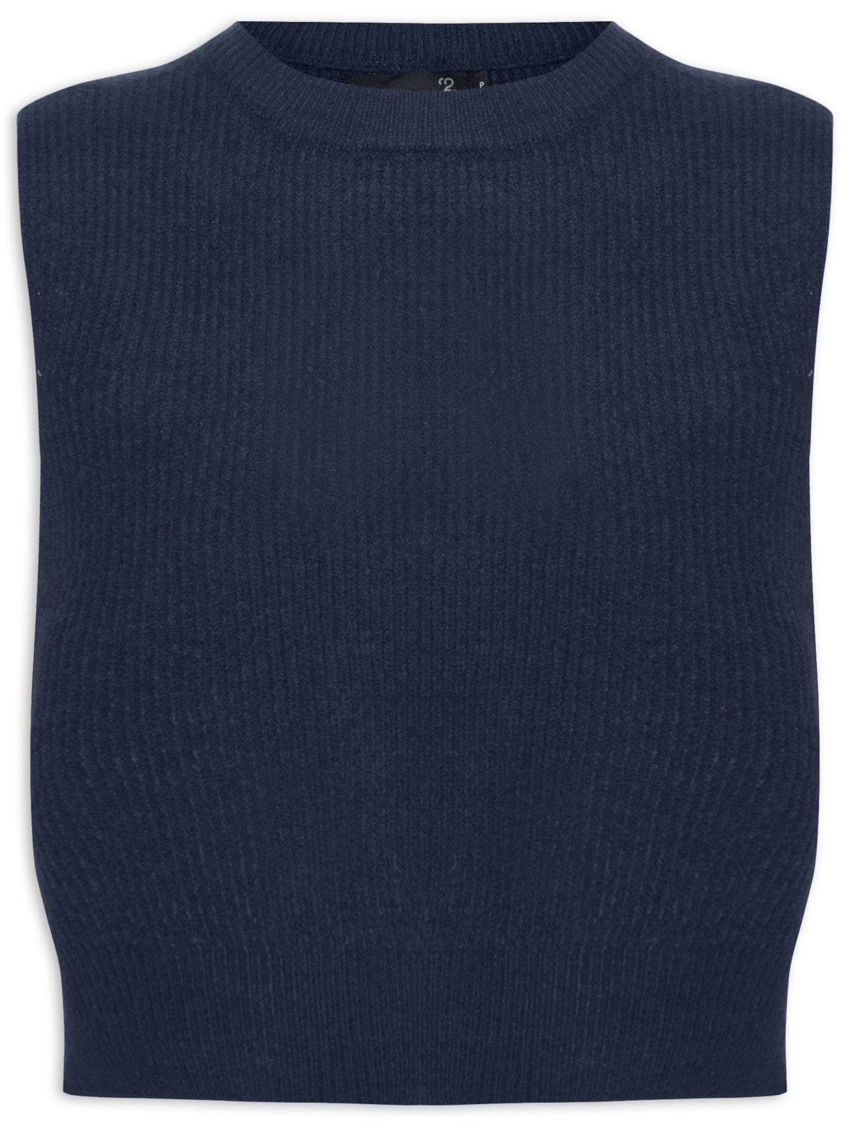 Blusa Feminina Com Transpasse Nas Costas - Azul