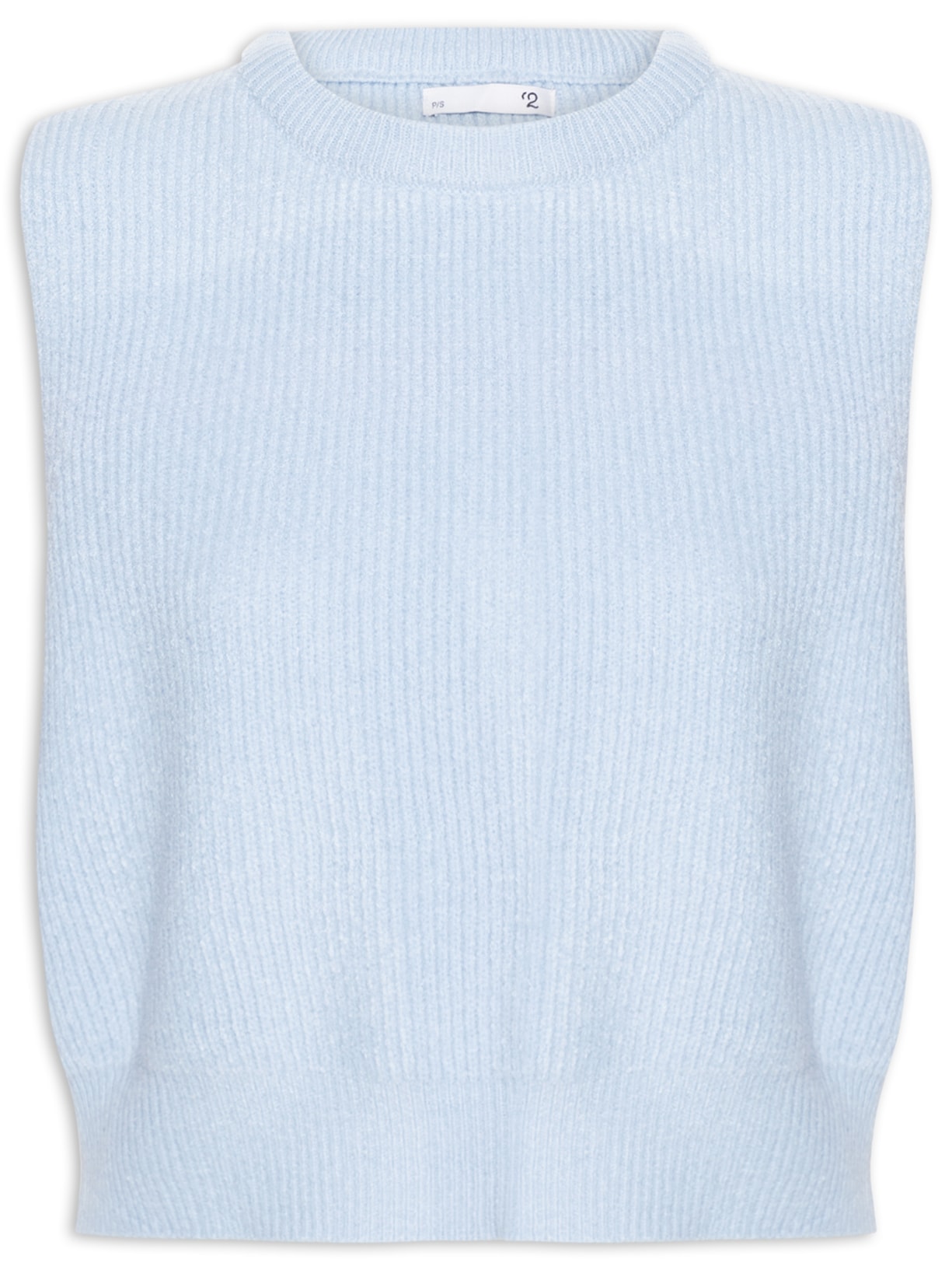 Blusa Feminina Com Transpasse Nas Costas - Azul