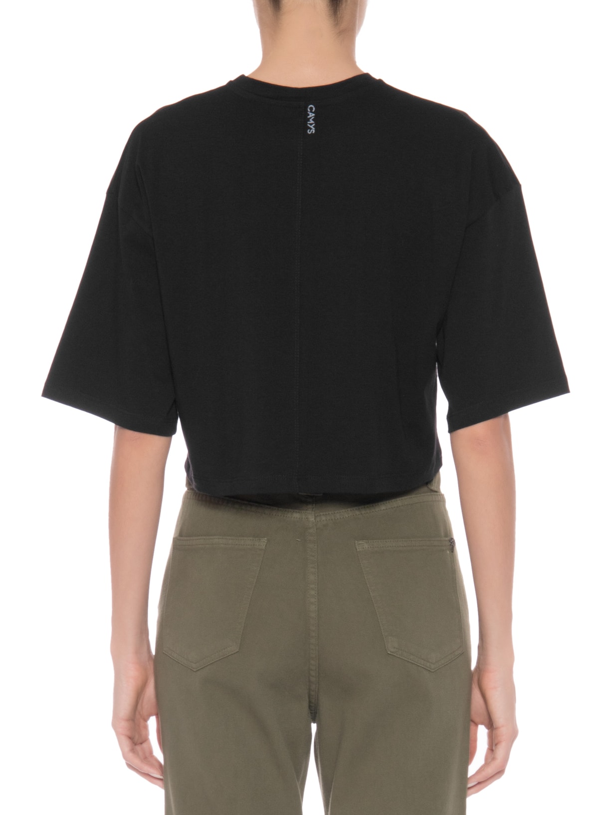 Blusa Feminina Comfy Cropped Preto Camys