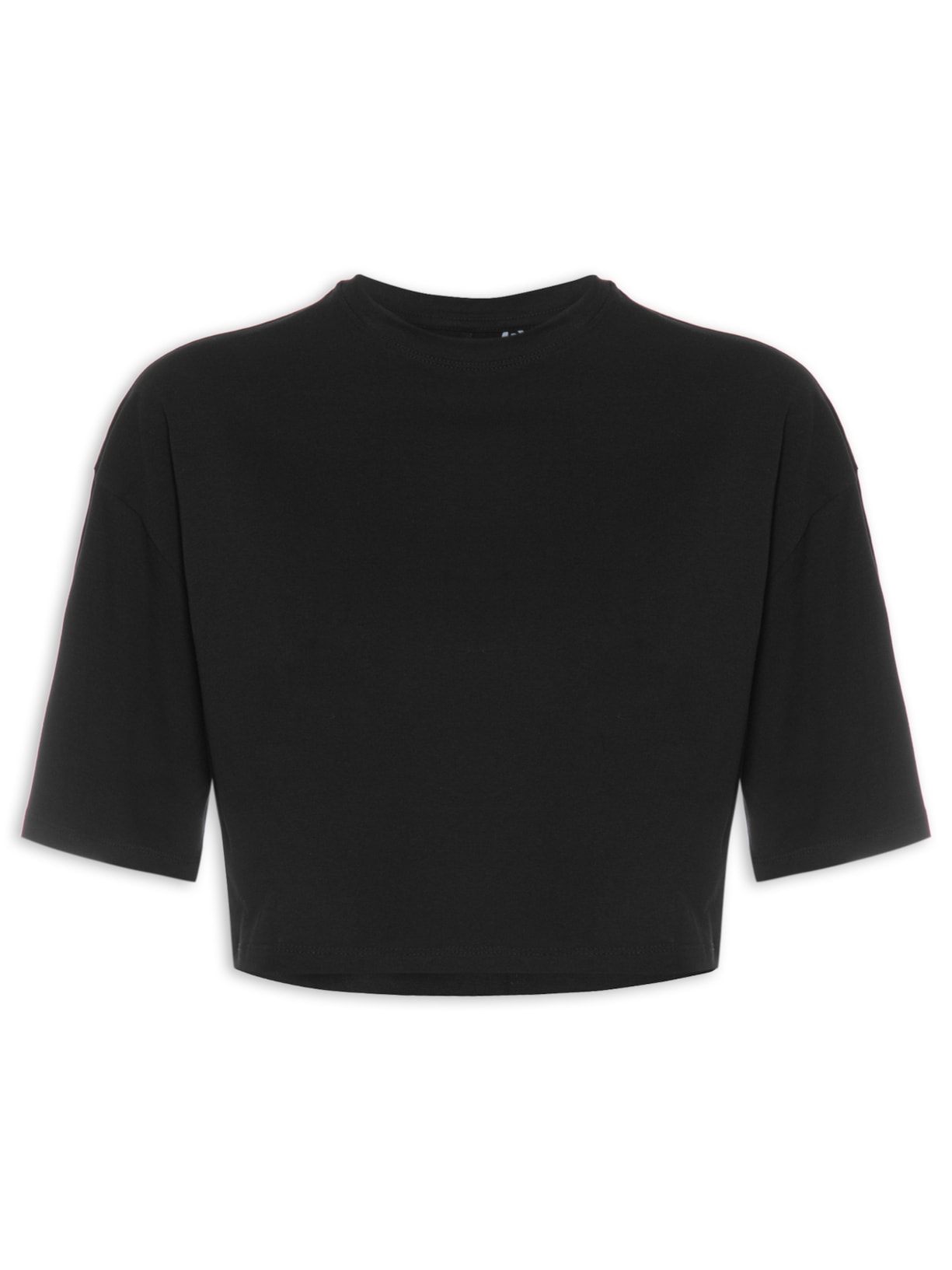 Blusa Feminina Comfy Cropped Preto Camys