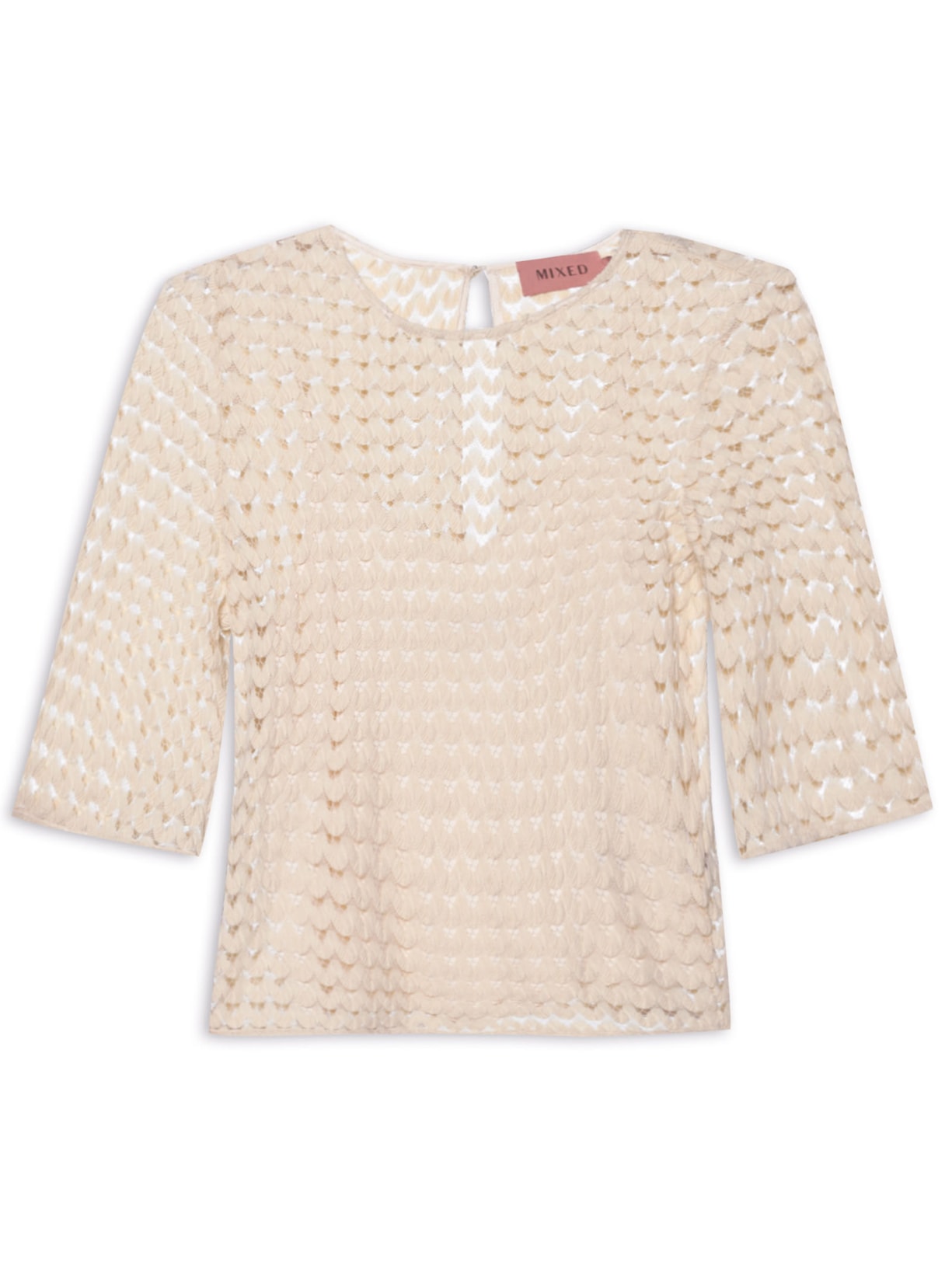 Blusa Feminina Conchiglia - Bege
