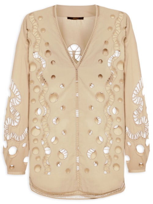 Blusa Feminina Contraforma - Bege