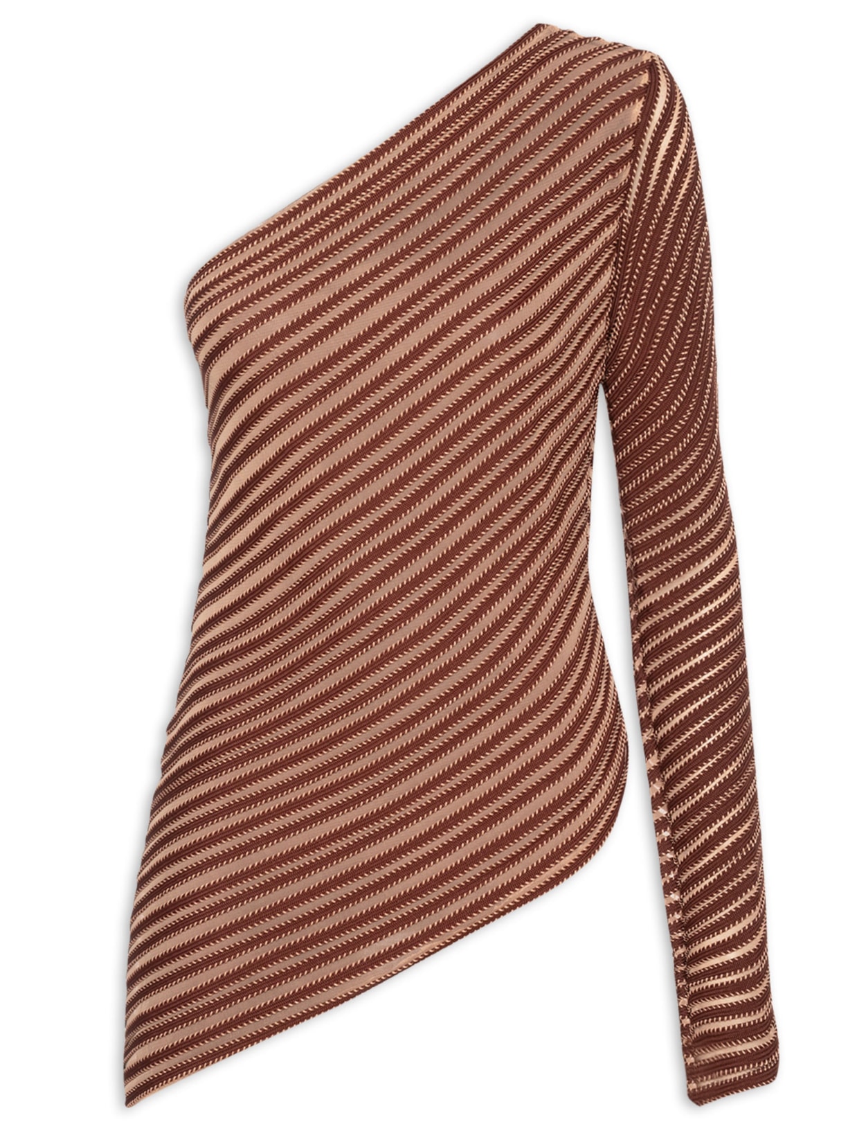 Blusa Feminina Coqueiro Tule - Marrom